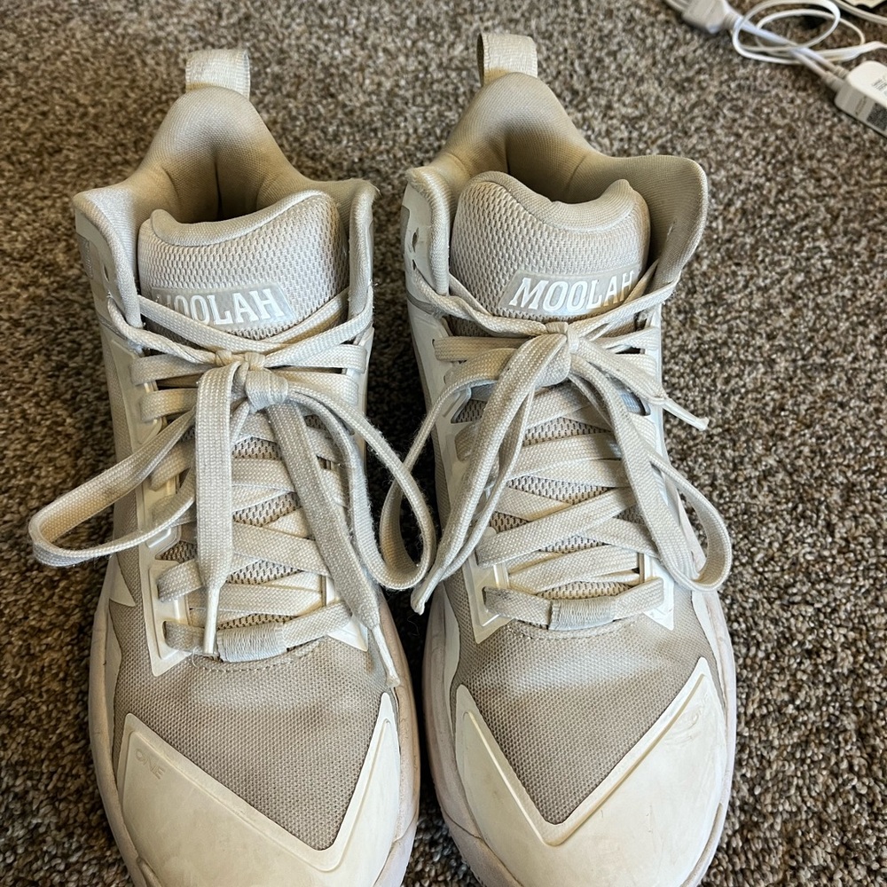 Women’s basketball shoes. Lots of tread life left! Worn inside gym, not outside
